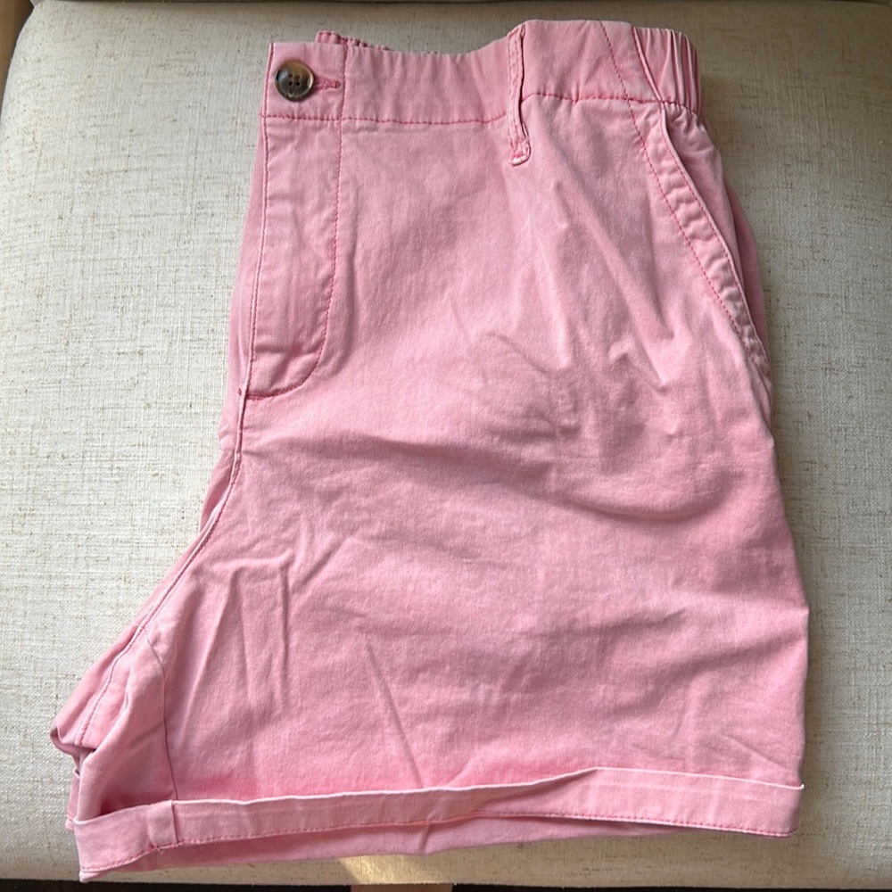 Old Navy Pink Chino Shorts 3.5 inch inseam